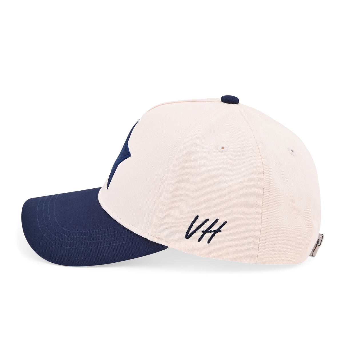  Vintage Havana Vintage Havana Trucker Hat for Women & Men – Navy & Tan Adjustable Cap – Embroidered Suede Star - Default Title - Bonton