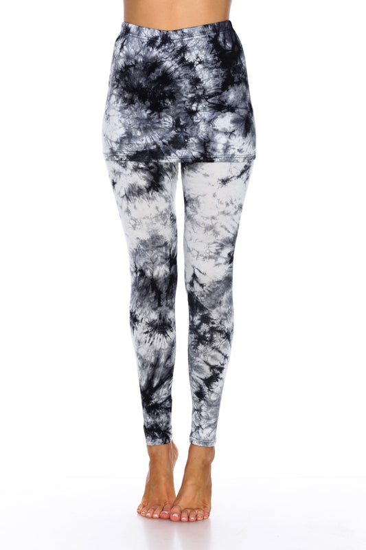 Tie Dye Skirted Leggings