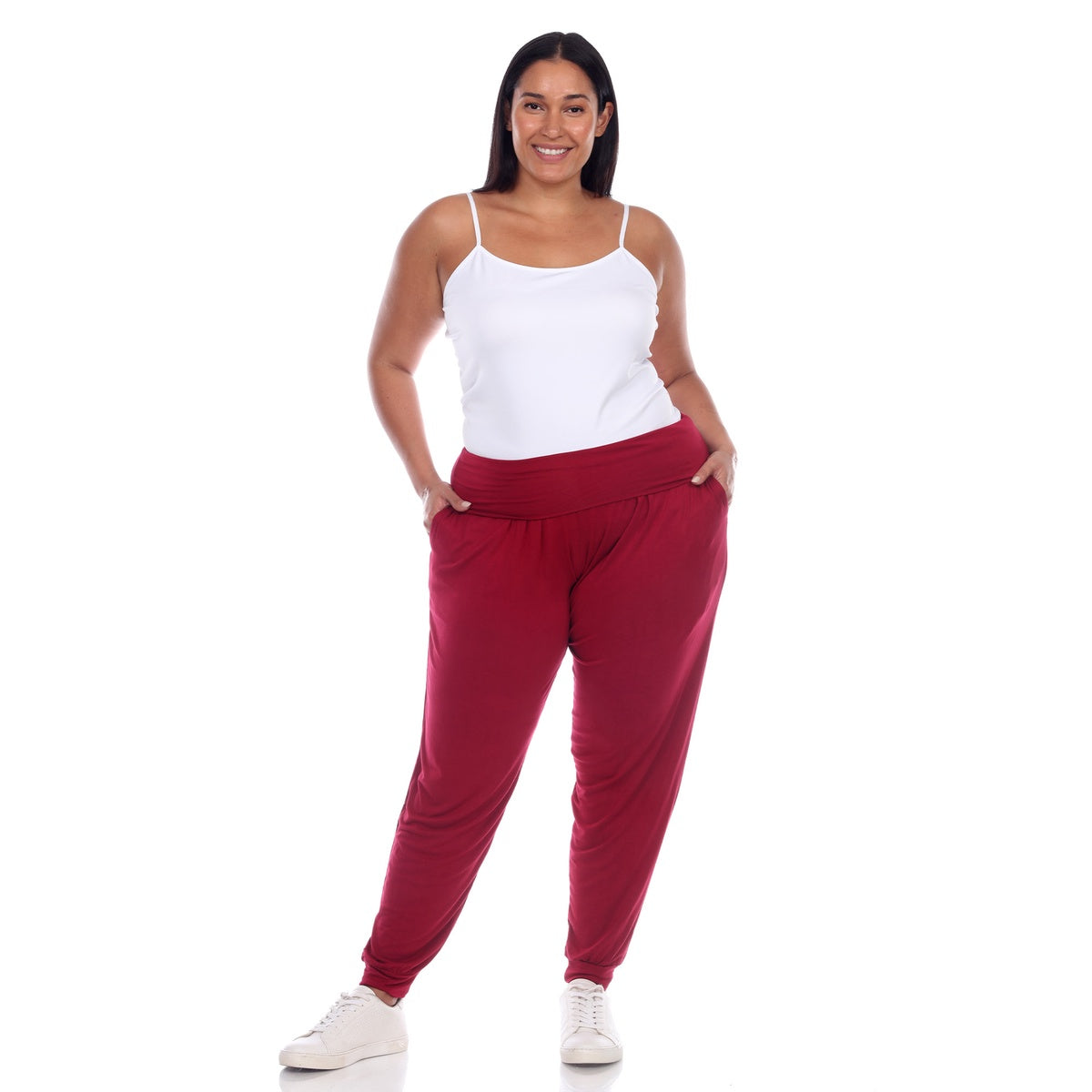  White Mark Plus Harem Pants - 3x - Bonton