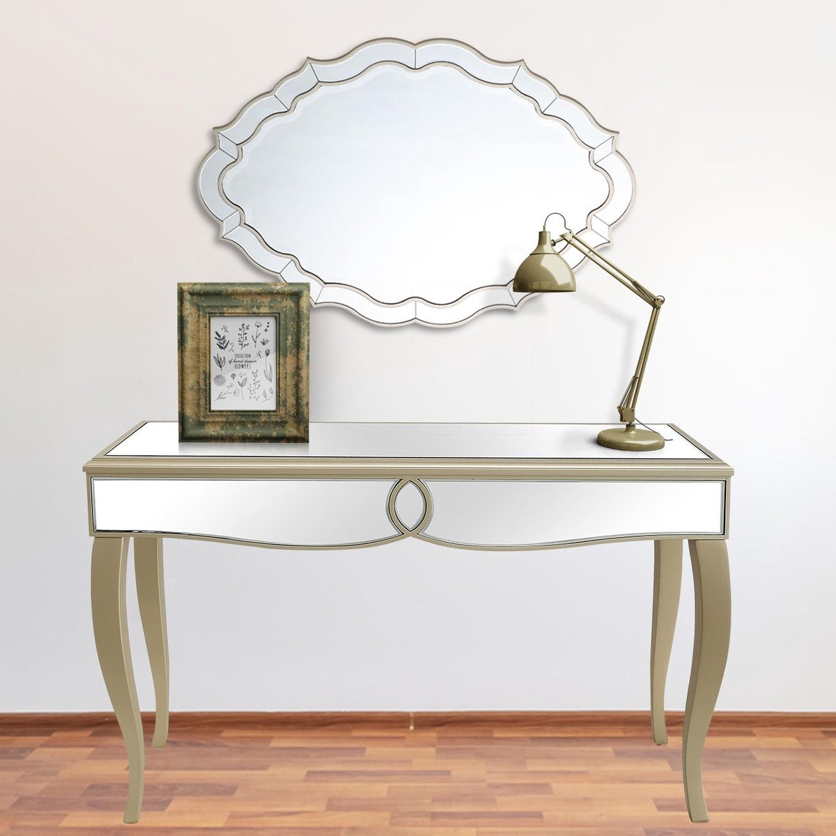  Eleanor Wall Mirror and Console Table - Console Table - Bonton