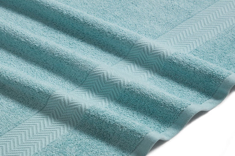 Kathy Ireland 6 Piece Chevron Jacquard Towel Set With Lets Dry