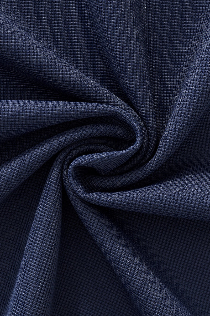  Barocco Stride Contrast Collar Polo NAVY - NAVY - Bonton