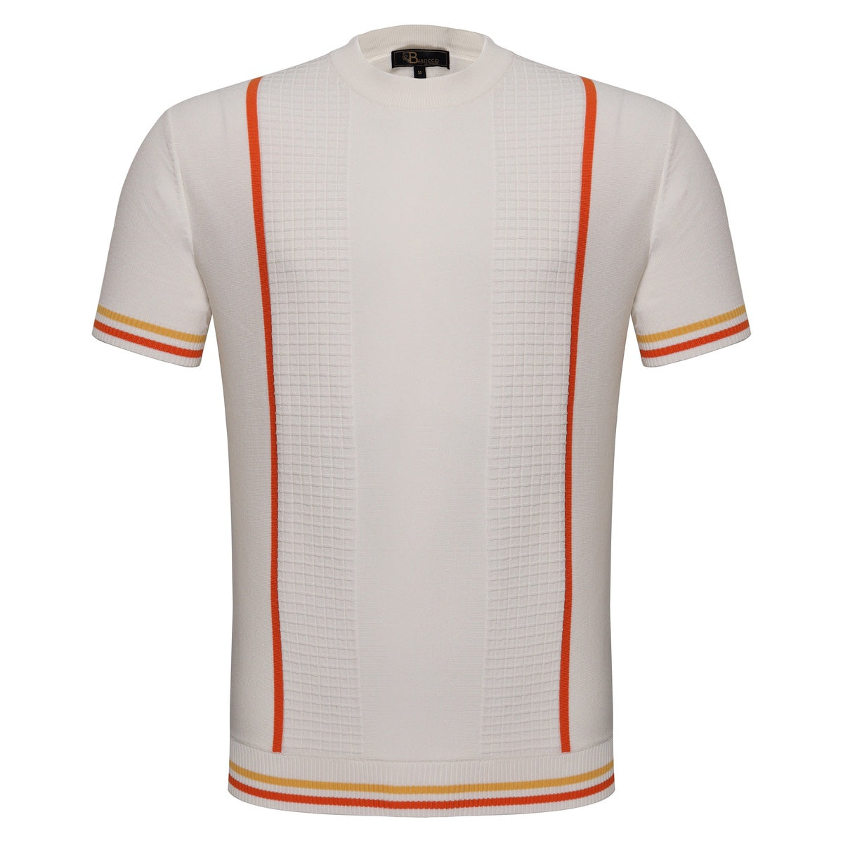  Barocco Elite Knit Tee WHITE - WHITE - Bonton