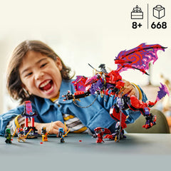 LEGO® NINJAGO® Thunderfang Dragon of Chaos Ninja Toy Set 71832