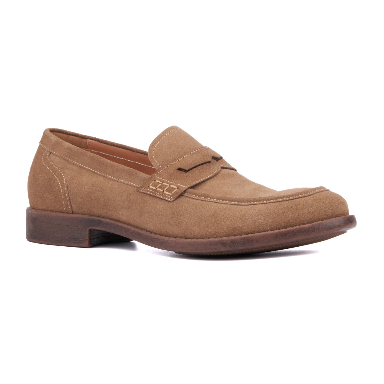  Vintage Foundry Co. Vintage Foundry Co. Men's Harry Suede Dress Loafers - TAUPE - Bonton