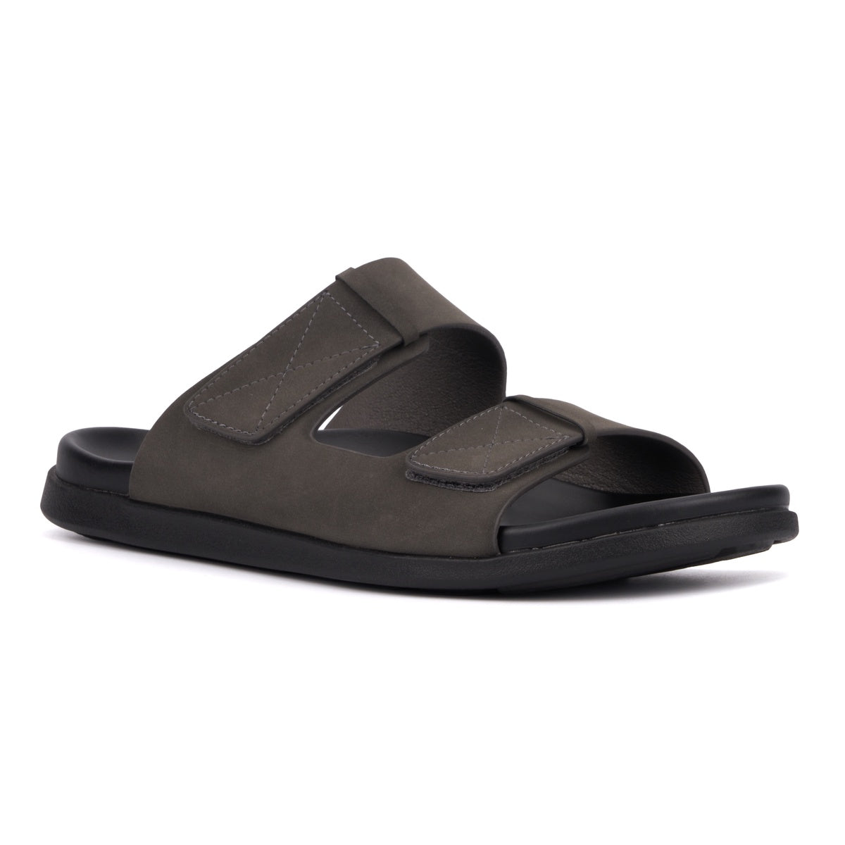  New York & Company Men's Leor Slide Sandals - Grey - Bonton