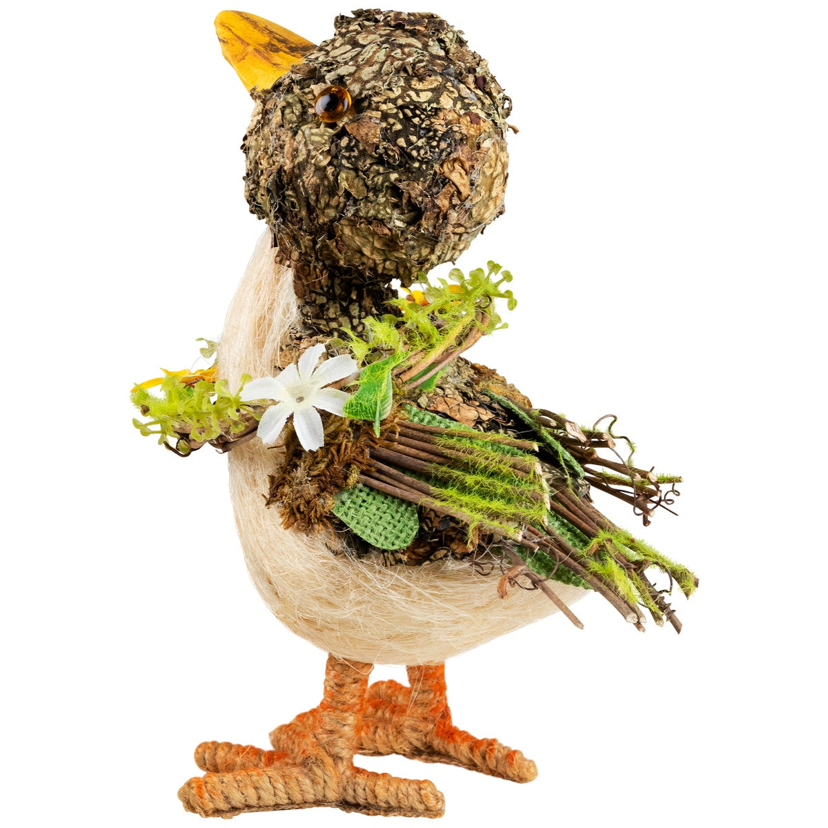  Northlight Standing Mixed Foliage Spring Duck Figurine - 8