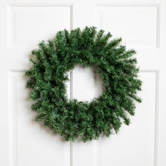 Canadian Pine Artificial Christmas Wreath - 20" - Unlit