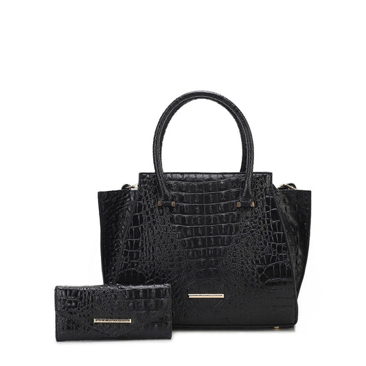 Viridiana Croc Tote Bag and Set