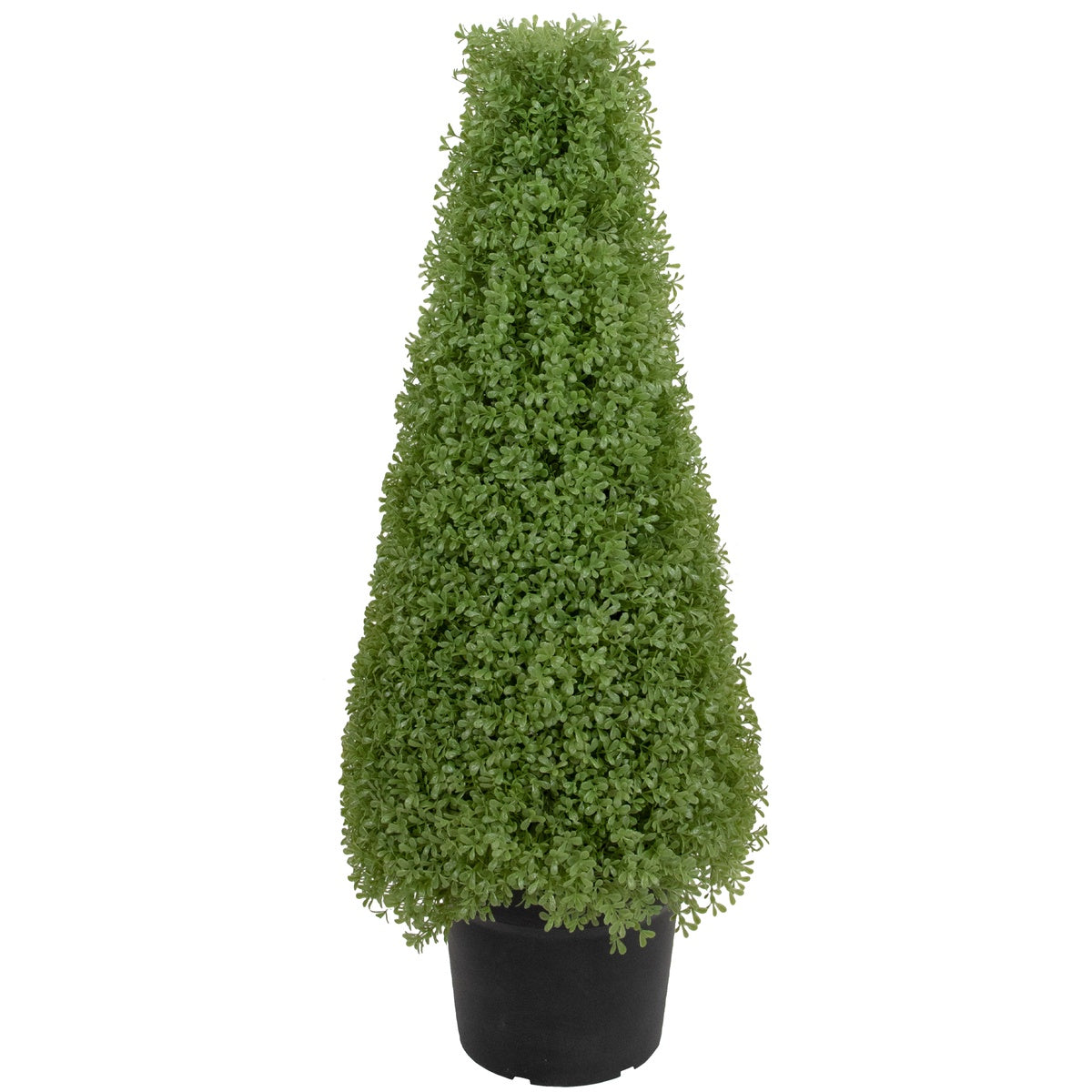  Northlight 3' Artificial Boxwood Cone Topiary Tree With Round Pot  Unlit - 3' - Bonton