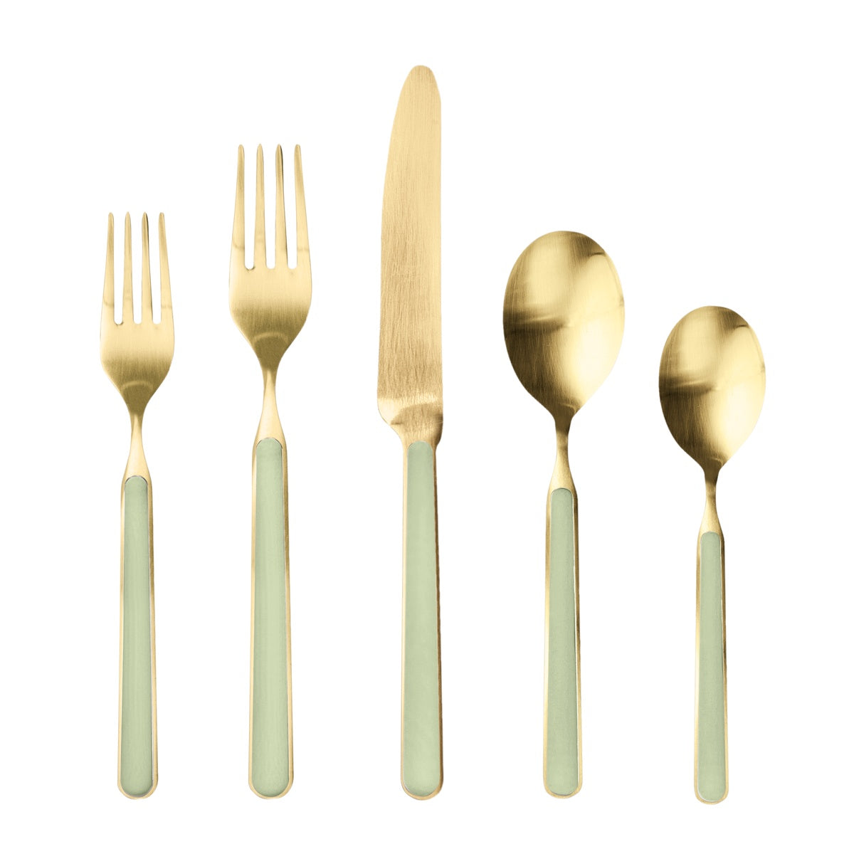  Mepra Fantasia Flatware Set - Sage - Bonton