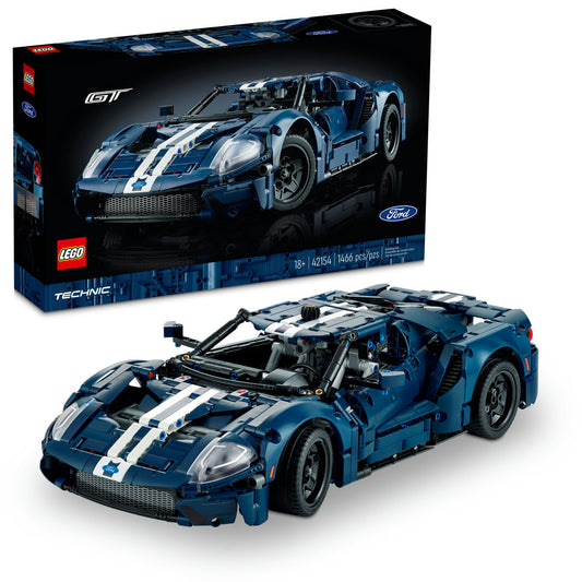 LEGO® Technic™ 2022 Ford GT 42154 Building Kit for Adults 1,466 Pieces
