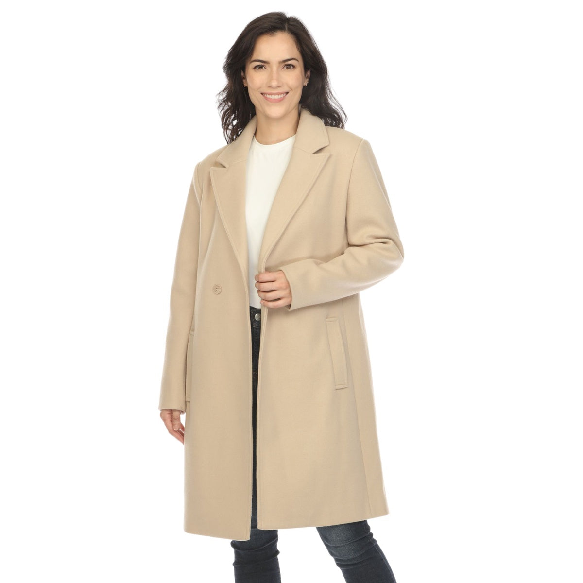  White Mark Women's Classic Walker Coat - Small - Bonton