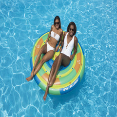 Inflatable High Roller Chip Island Lounge Pool Float Ages 13 and Up - 60"