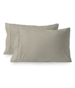 Cotton 400TC Percale Pillowcases Set of 2 Tan