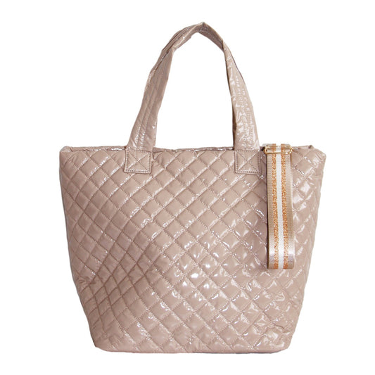 The Debra Diamond Tote Sand