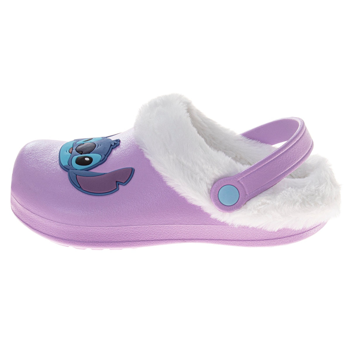  Josmo Disney Lilo & Stitch Fuzzy Fleece Lined Clogs for Girls and Womens Winter Warm Plush Garden Shoes - 2-3 - Bonton