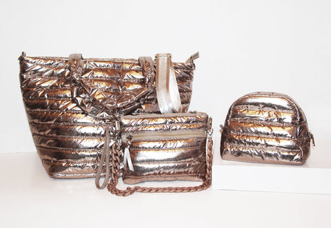 Allie Puffer 4-in-1 Bag Gold - Preorder for 3/1 Shipdate