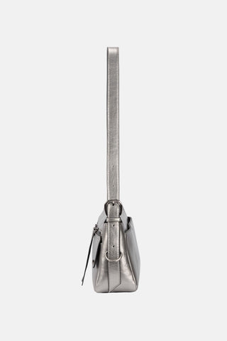 Oryany - Moto Shoulder Medium Should Bag Handbags - Pewter / One Size