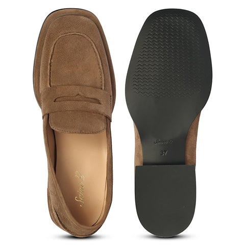 Carla Suede - Heel Loafers