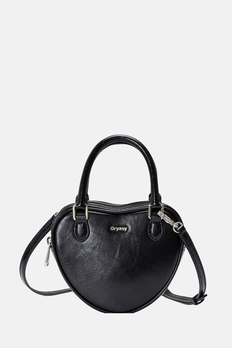  Oryany Oryany - Heart Mini Tote Small Crossbody Handbags - Black - Default Title - Bonton