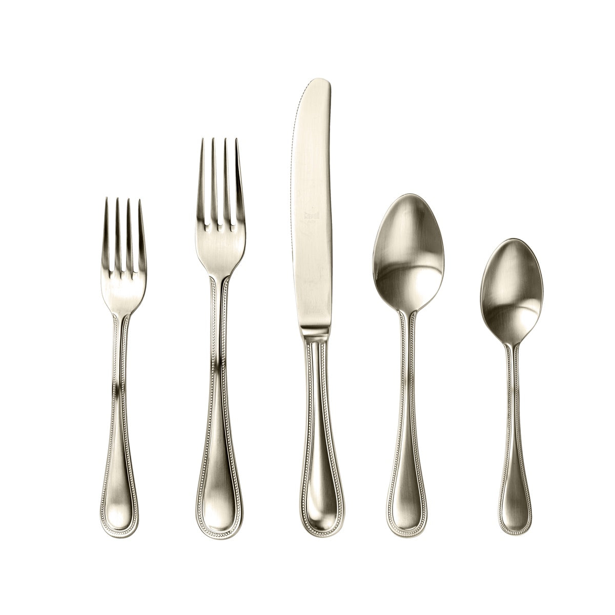  Mepra Perla Flatware Set - Ice Champagne - Bonton