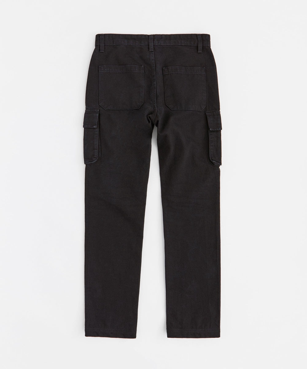  Reason Clothing Workwear Cargo Pants - Black - BLACK - Bonton