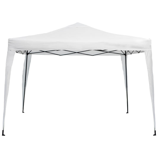 10' X 10' Off White Pop-Up Outdoor Canopy Gazebo