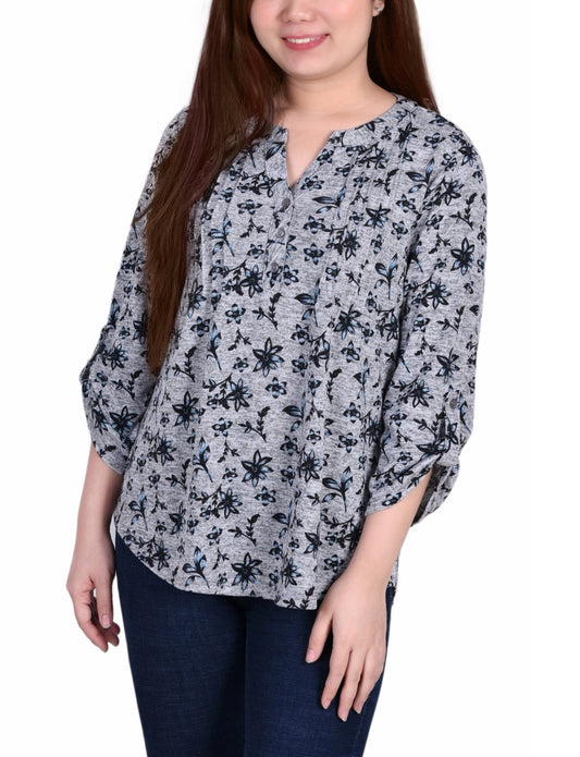 3/4 Roll Sleeve Top