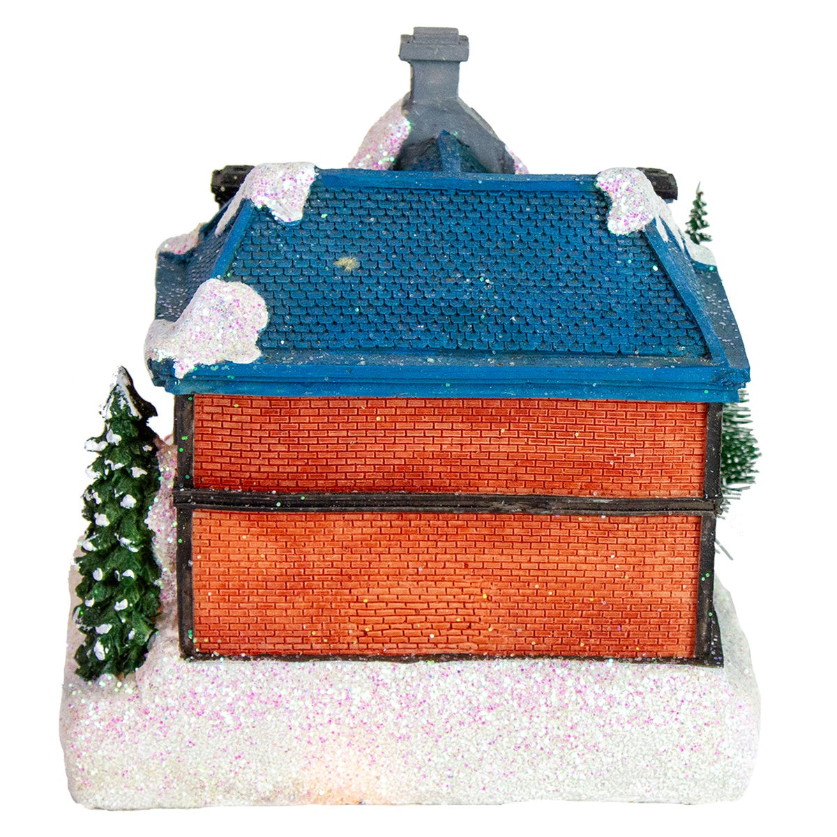  Northlight LED Lighted Post Office Christmas Village Decoration - 7