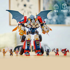 LEGO® NINJAGO® Zane’s Ultra Combiner Mech Toy 4-in-1 Building Set 71834