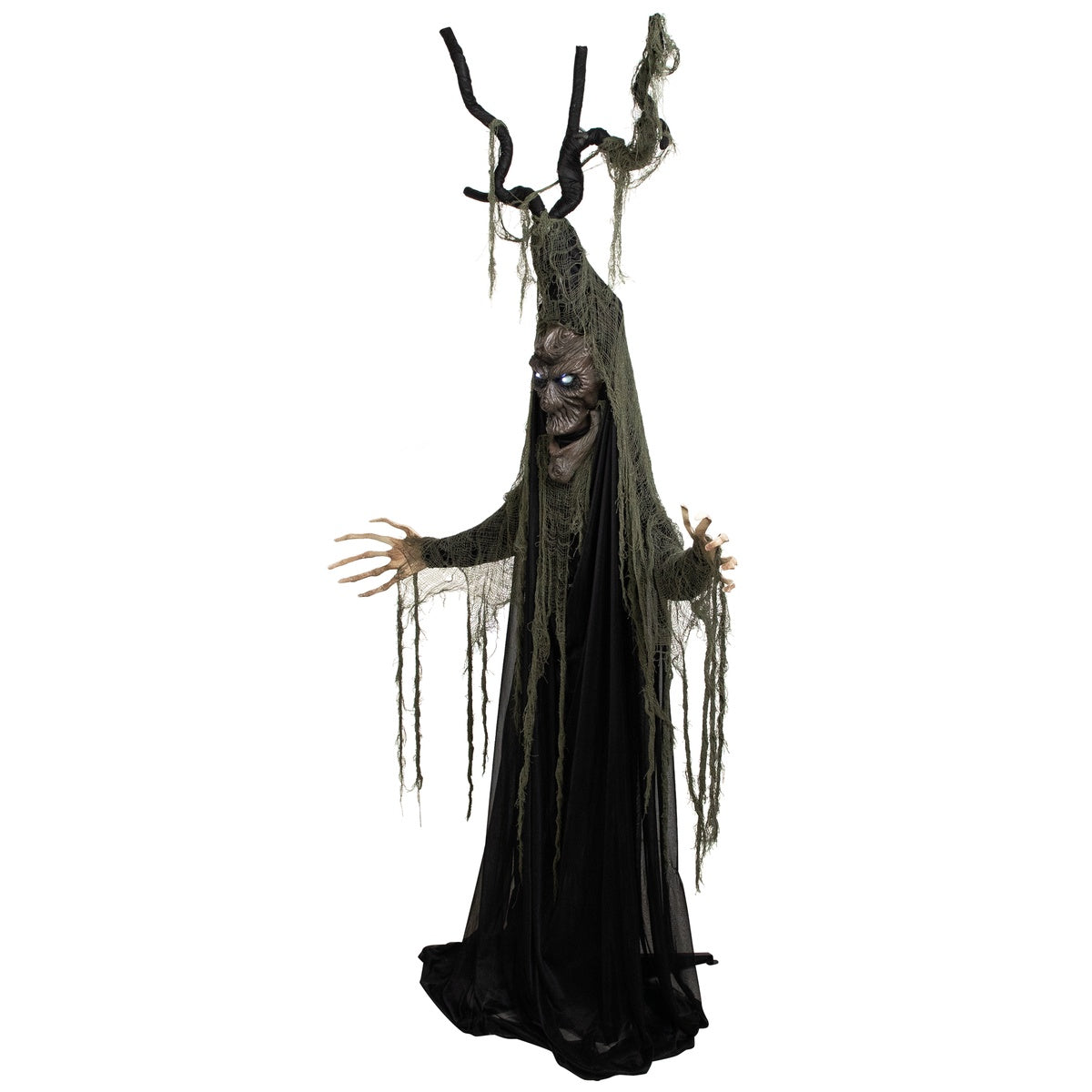  Northlight Animated Tree Man With Flashing Eyes Halloween Decoration - 7' - LED White Lights - Default Title - Bonton