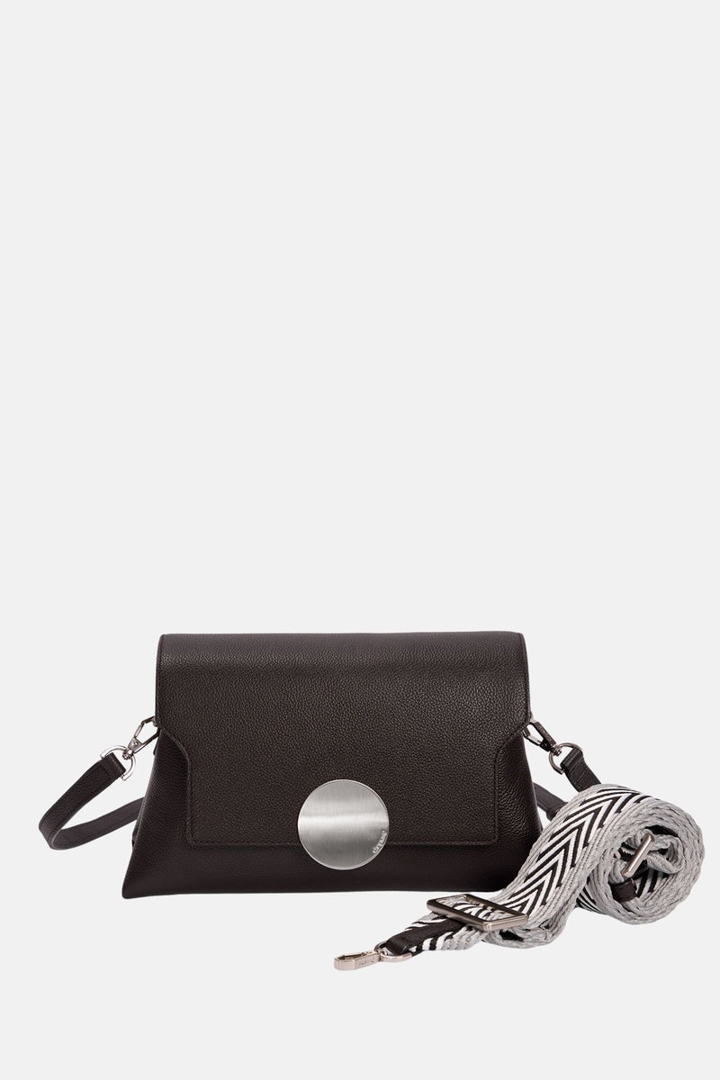  Oryany Oryany - Lottie Flap Crossbody Medium Handbags - Dark Chocolate / One Size - Default Title - Bonton