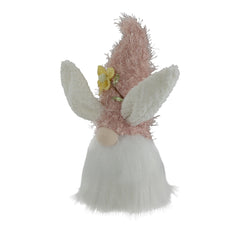 Easter and Spring Gnome Head With Bunny Ears - 12" - Pink and White