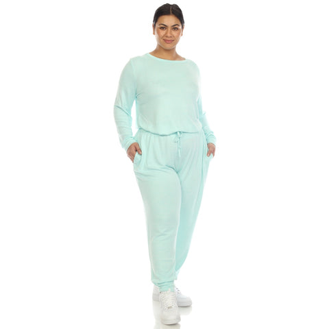 Plus Size 2 Piece Lounge Set