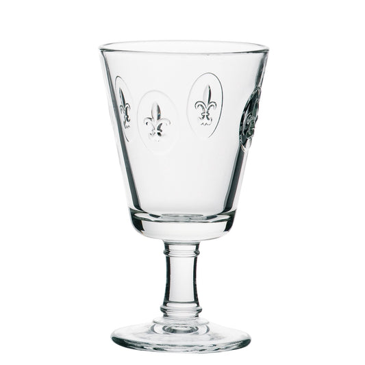 Fleur De Lys Wine Glass Set-6