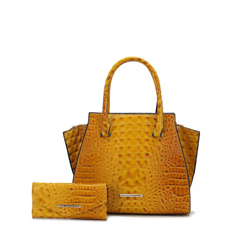 Viridiana Croc Tote Bag and Set