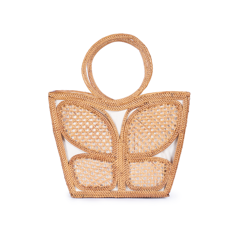 Mariposa - Medium Satchel - Natural/Ivory / One Size