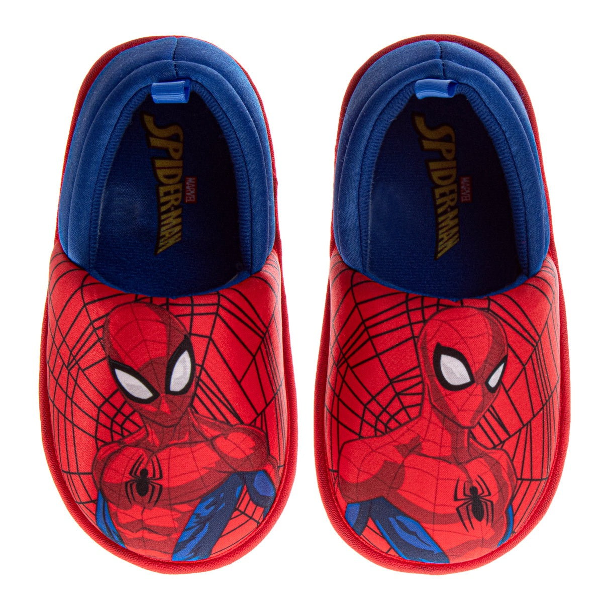  Josmo Marvel Spiderman Boys Slippers  the Amazing Spidey House Shoes Indoor Cozy Plush Slippers Size Toddlers - 5-6 - Bonton
