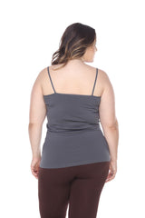 Plus Size Lace Trim Tank Top