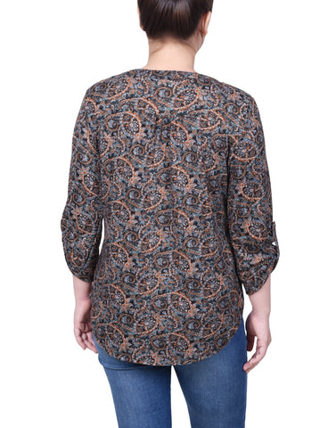 3/4 Roll Sleeve Top