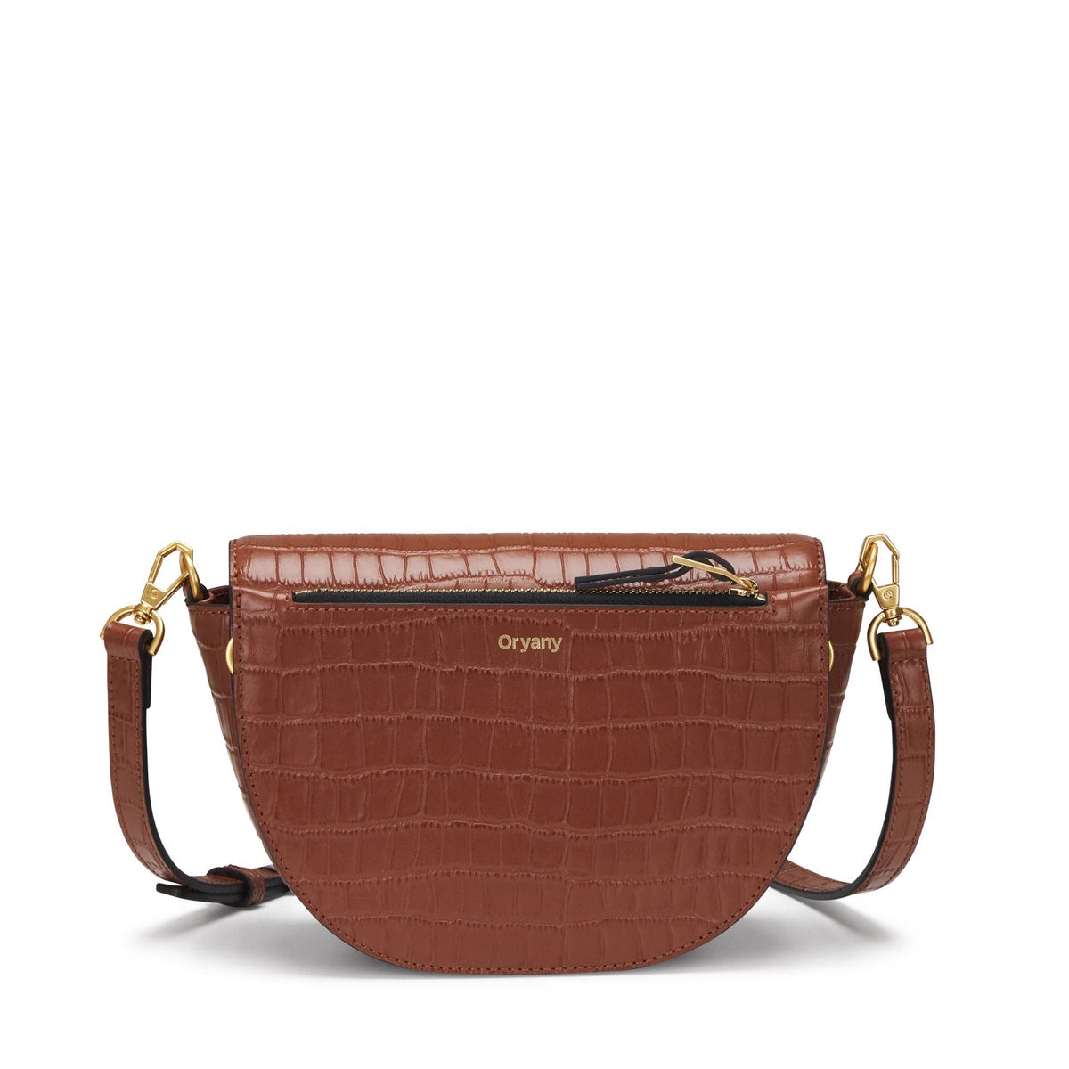  Oryany Lottie Croco  - Small Crossbody - Leaf Olive - Bonton