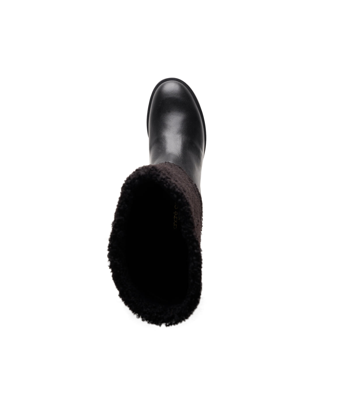 Riding Boot with Faux Shearling