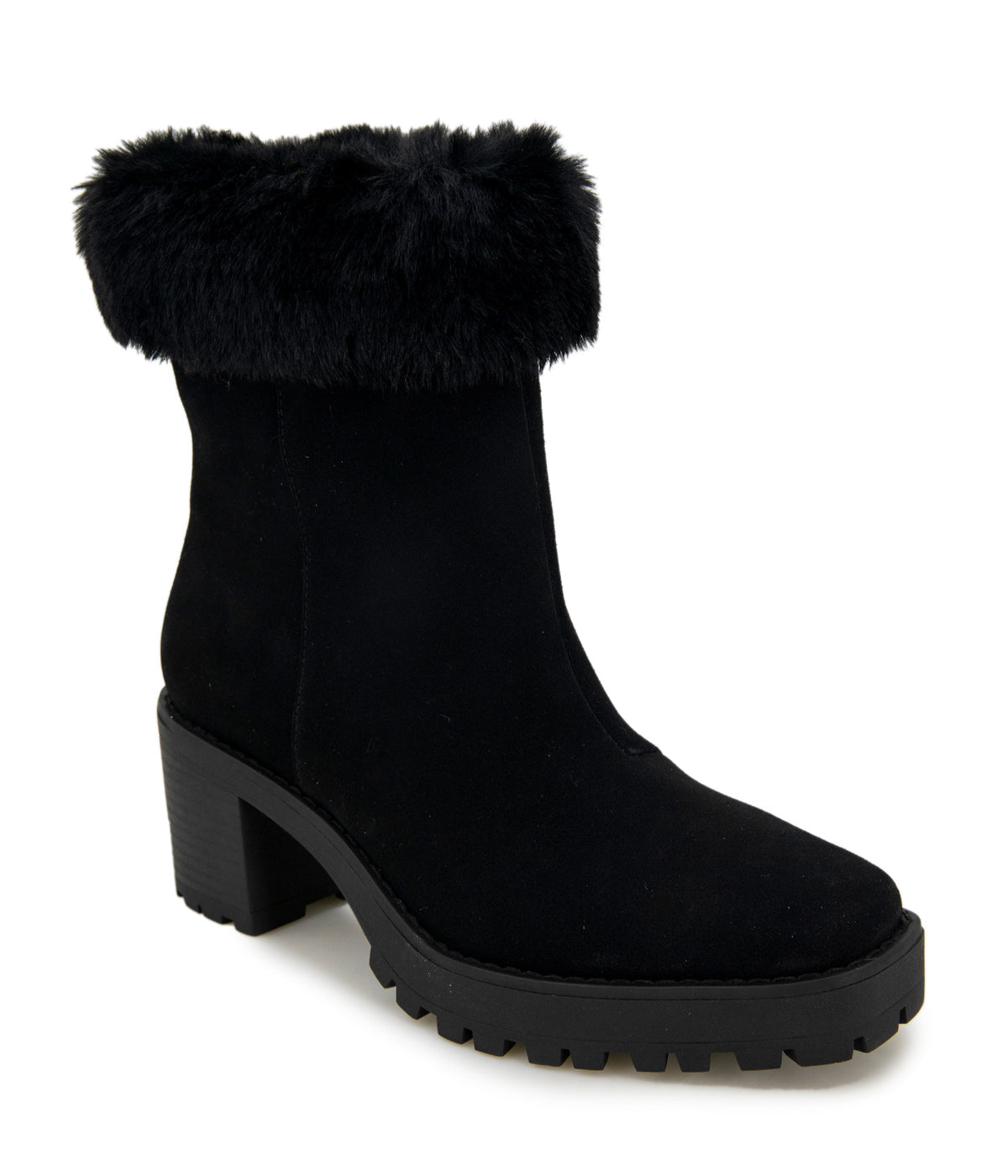  Andre Assous 2-in-1 Fold down Lug Bootie - Black - Bonton