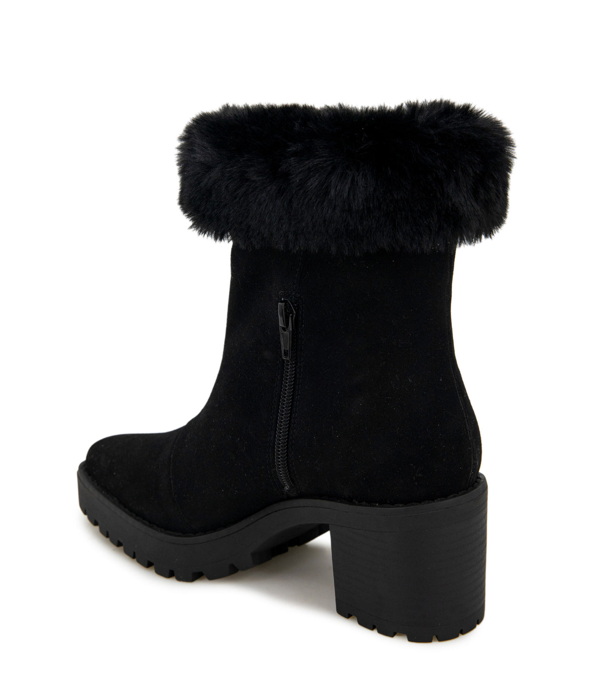  Andre Assous 2-in-1 Fold down Lug Bootie - Black - Bonton