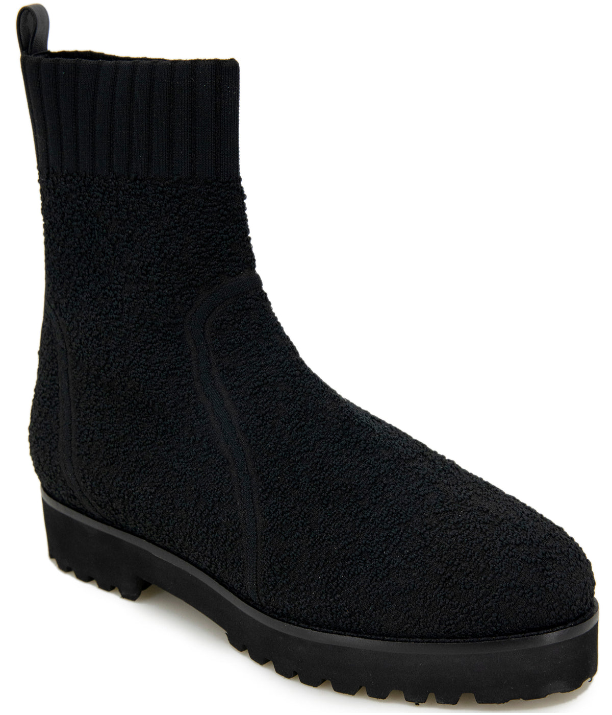  Andre Assous Featherweight Knit Bootie - Black - Bonton