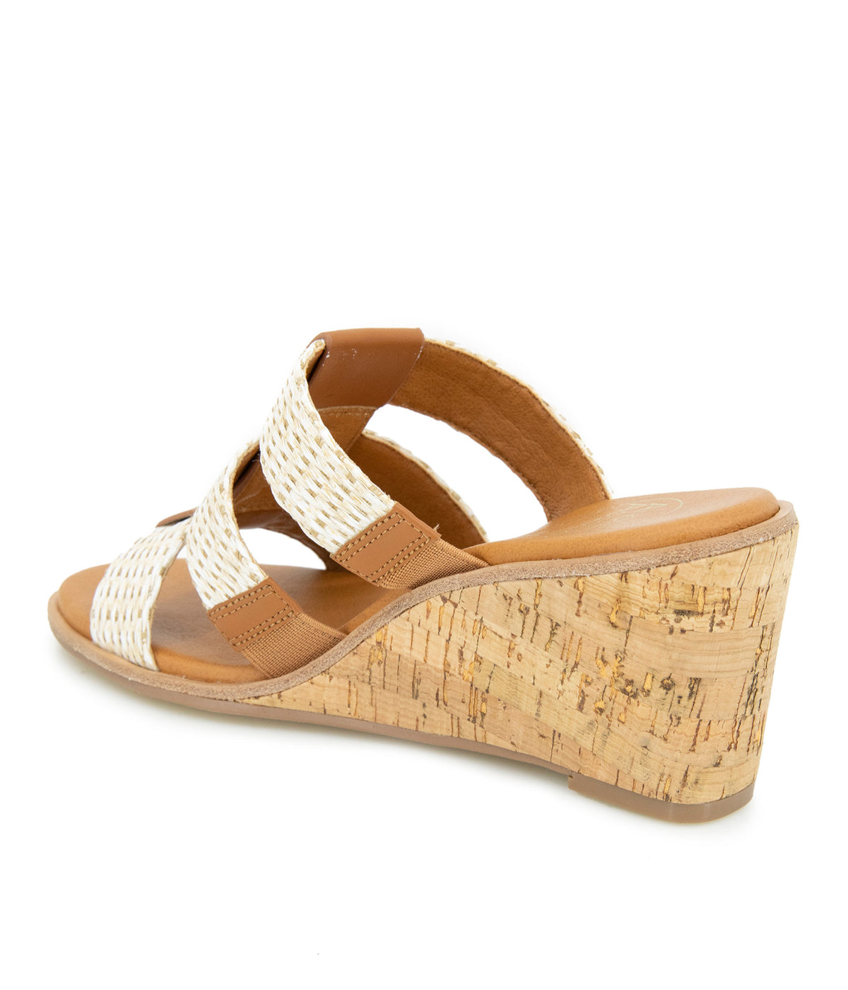  Andre Assous Featherweight Wedge Sandal - Platino - Bonton