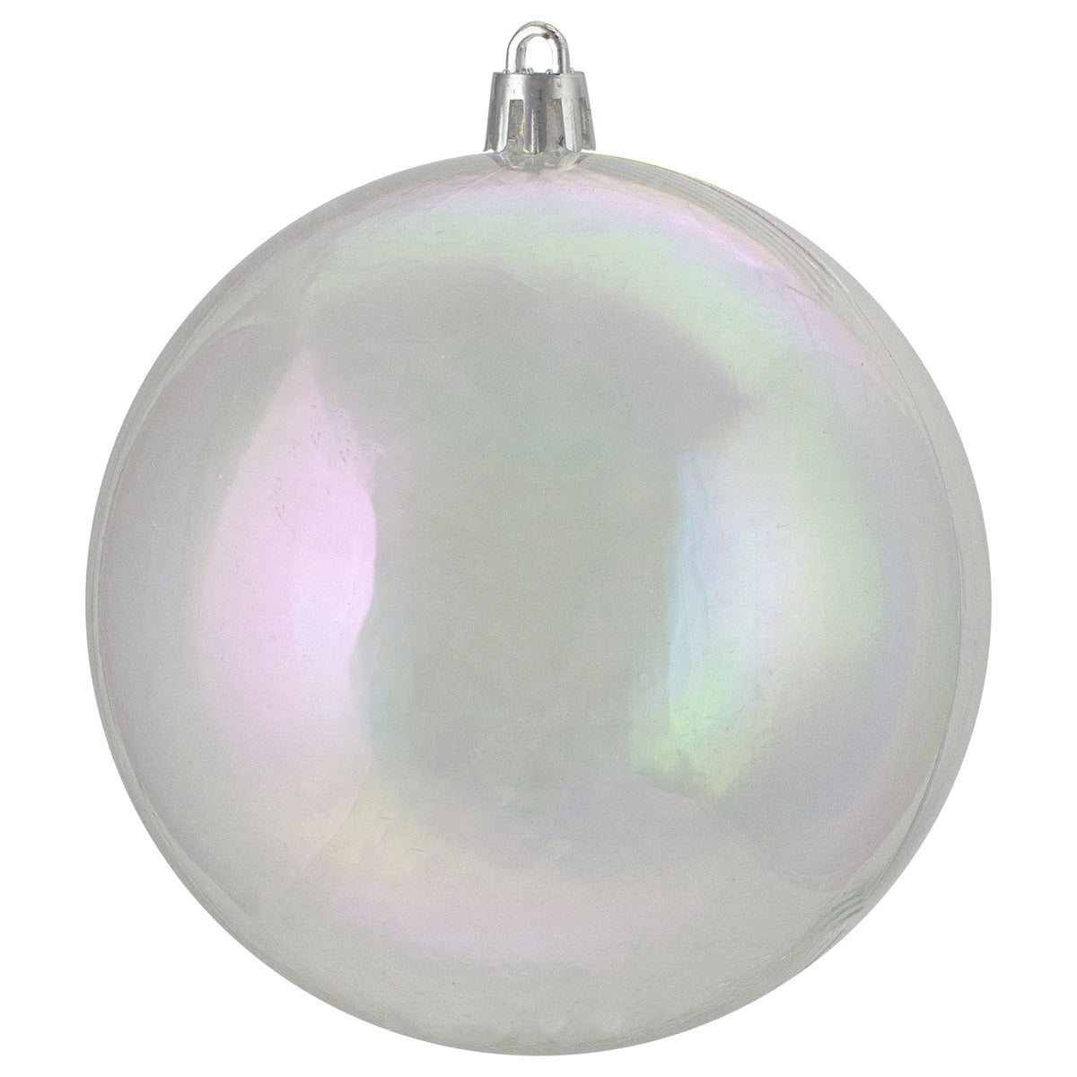  Northlight 12ct Clear Iridescent Shatterproof Shiny Christmas Ball Ornaments 4