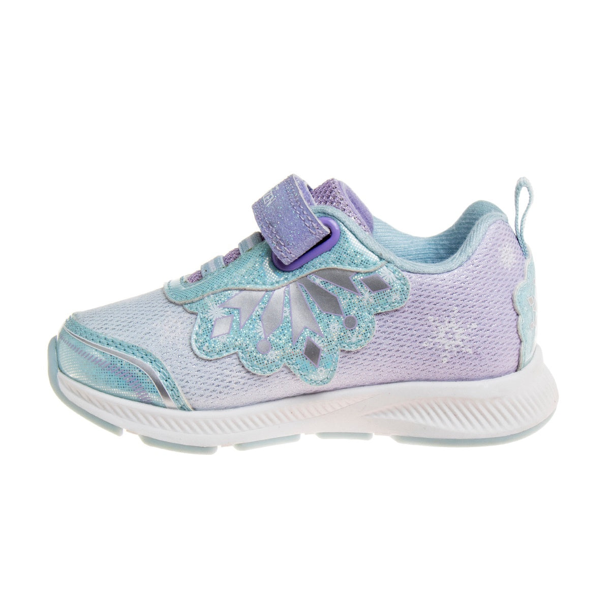  Josmo Disney Girls Frozen Light Up Laceless Running Shoes (Toddler/Little Girl) - 7 - Bonton