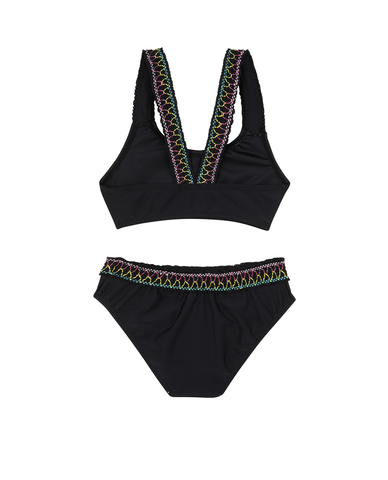 Ruffle Love Cross Strap Swim Set